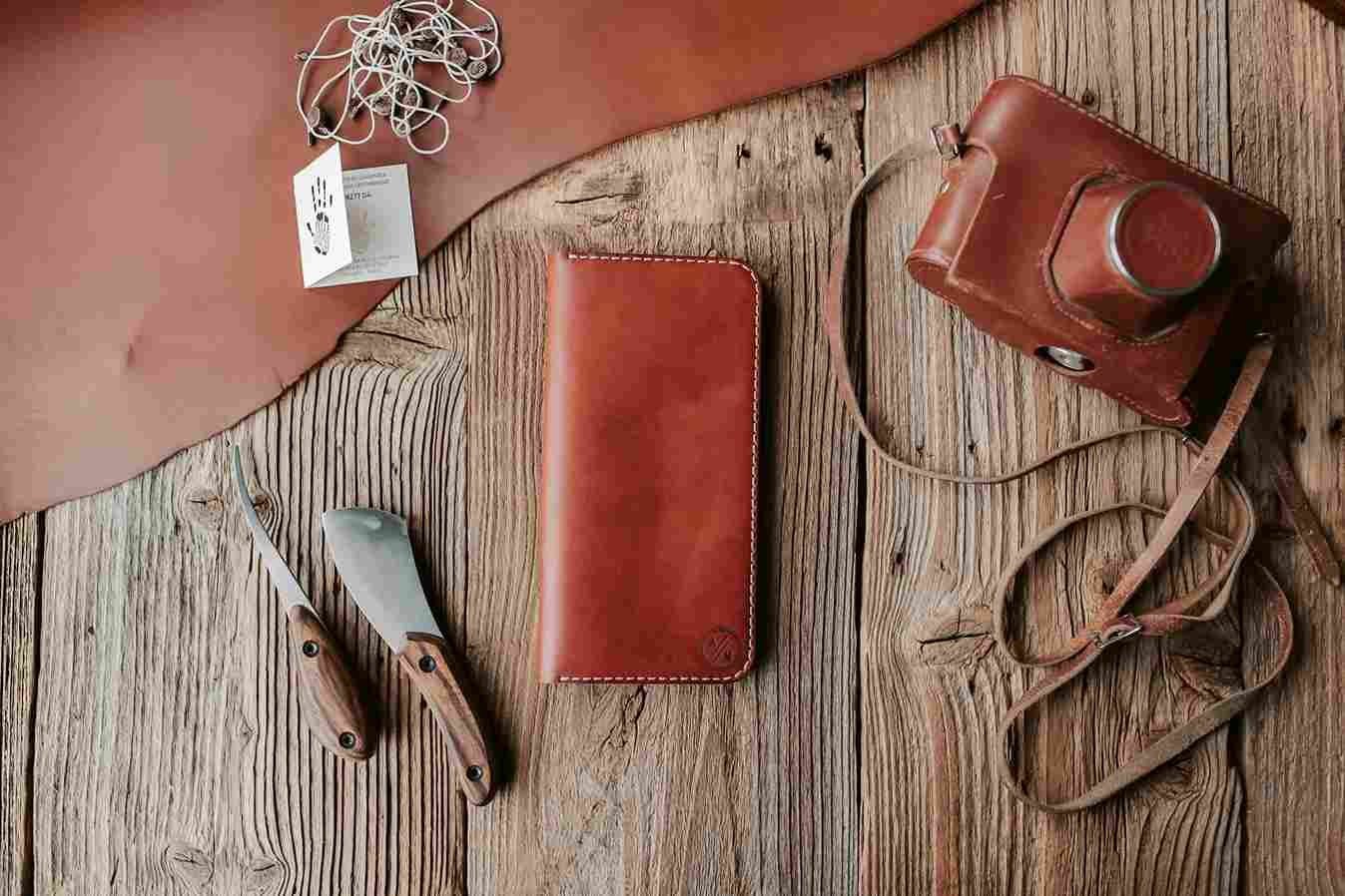 I will create handcrafted leather or woven accessories